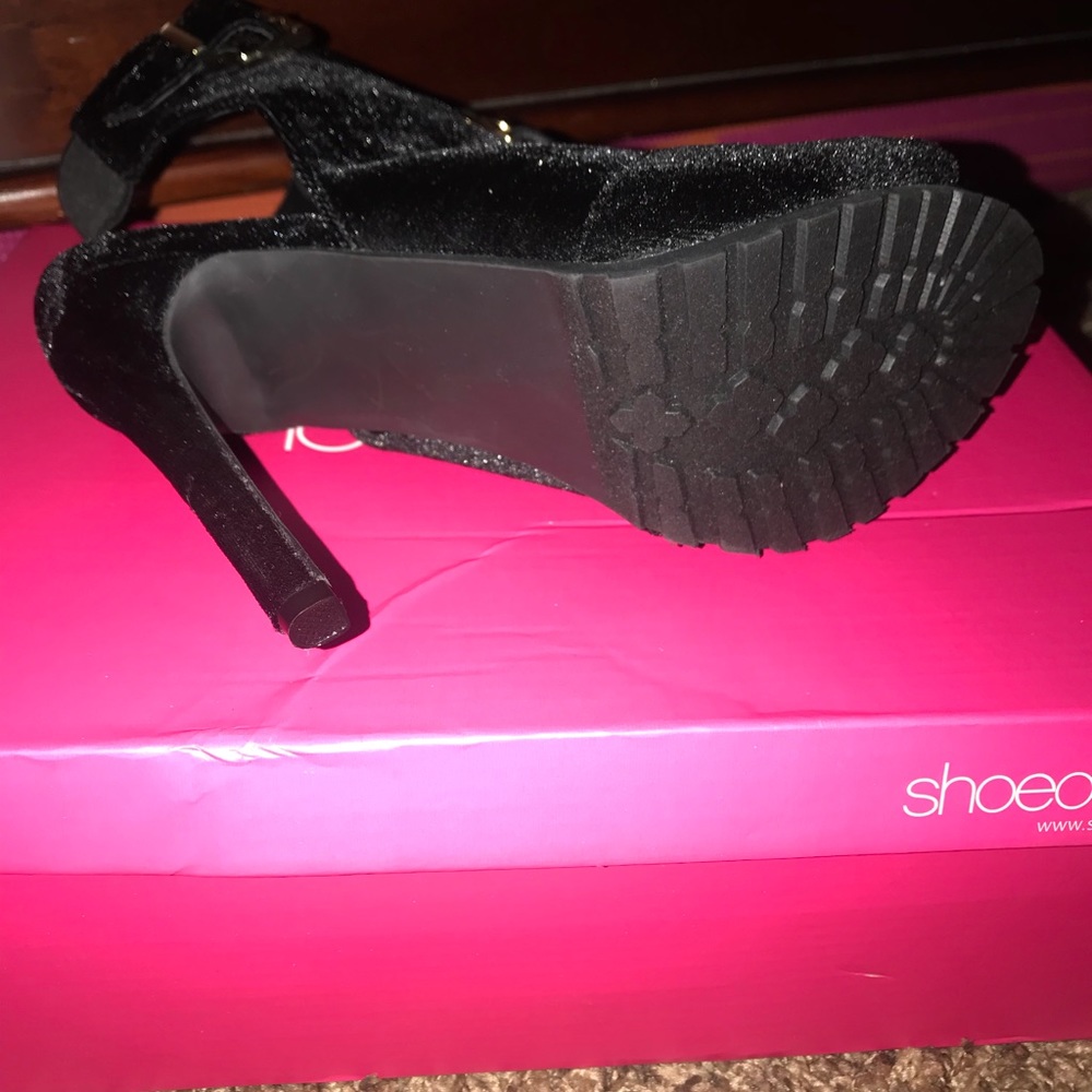 Black Suede Booties - Picture 4 of 4